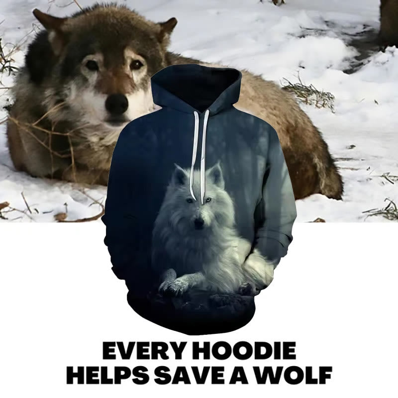 WorldNorse Majesty Wolves Hoodie