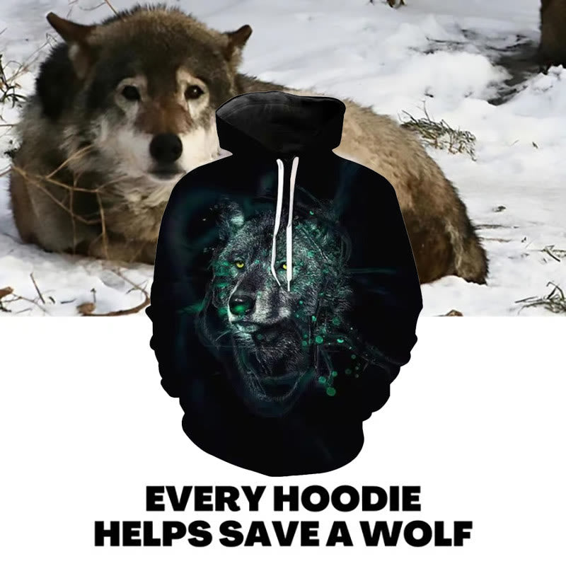 WorldNorse Majesty Wolves Hoodie