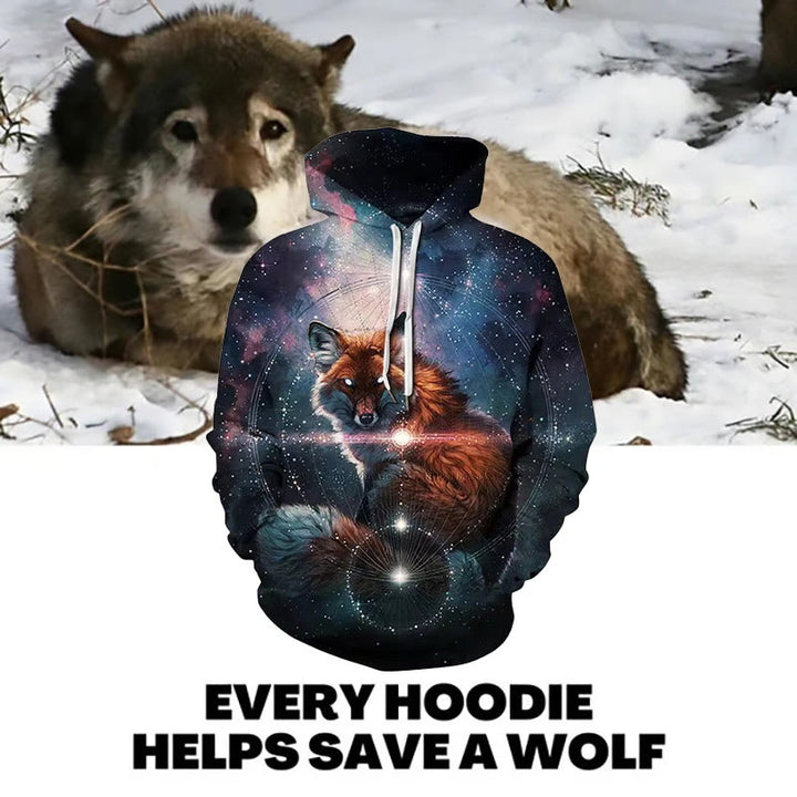 WorldNorse Mysterious Wolves Hoodie