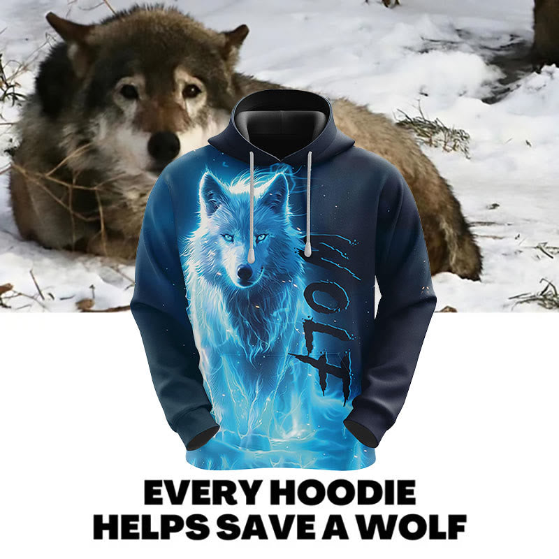 WorldNorse Wilderness Wolf Hoodie