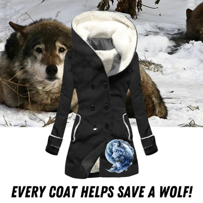 WorldNorse Moonlit Wolf Coat