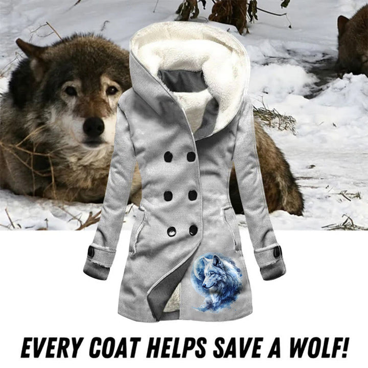 WorldNorse Moonlit Wolf Coat