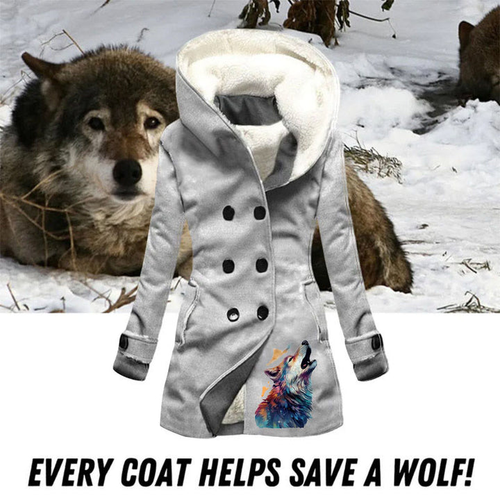 WorldNorse Celestial Howl Wolf Coat