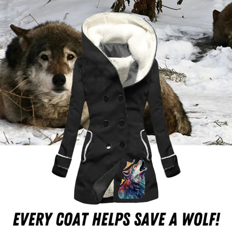 WorldNorse Celestial Howl Wolf Coat