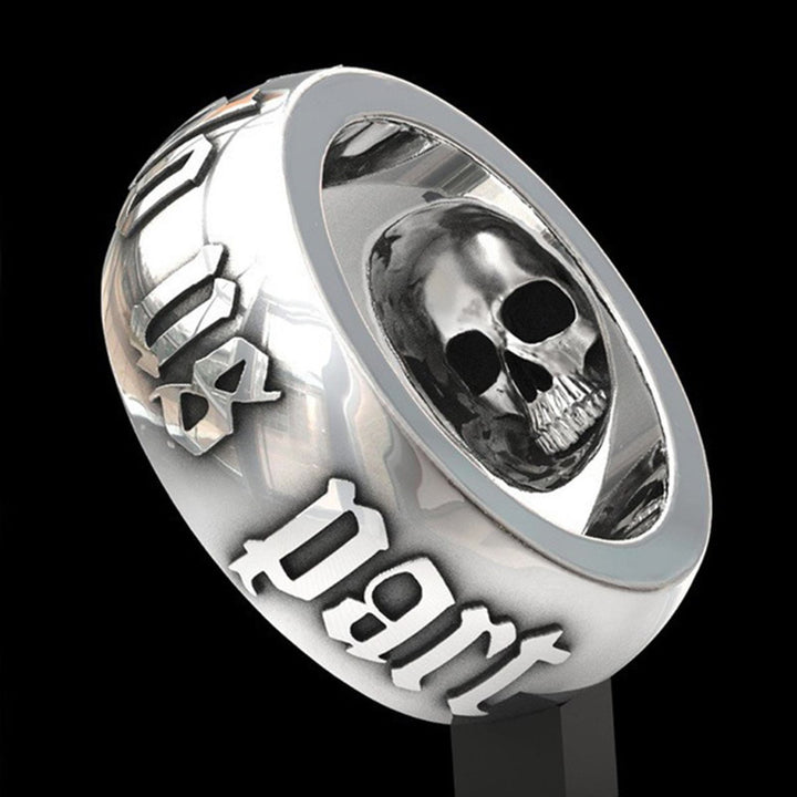 WorldNorse "Till Death Do Us Part" Stainless Steel Skull Ring