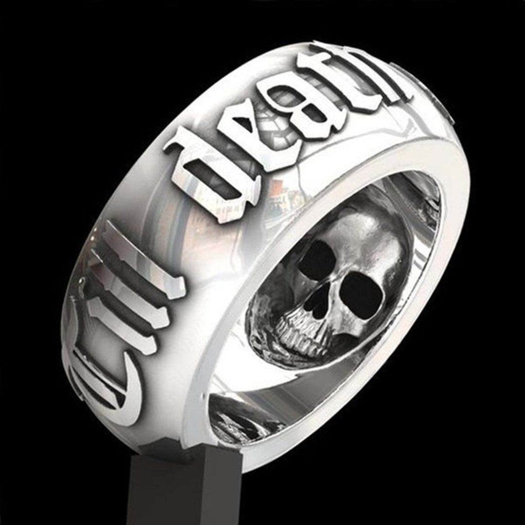 WorldNorse "Till Death Do Us Part" Stainless Steel Skull Ring