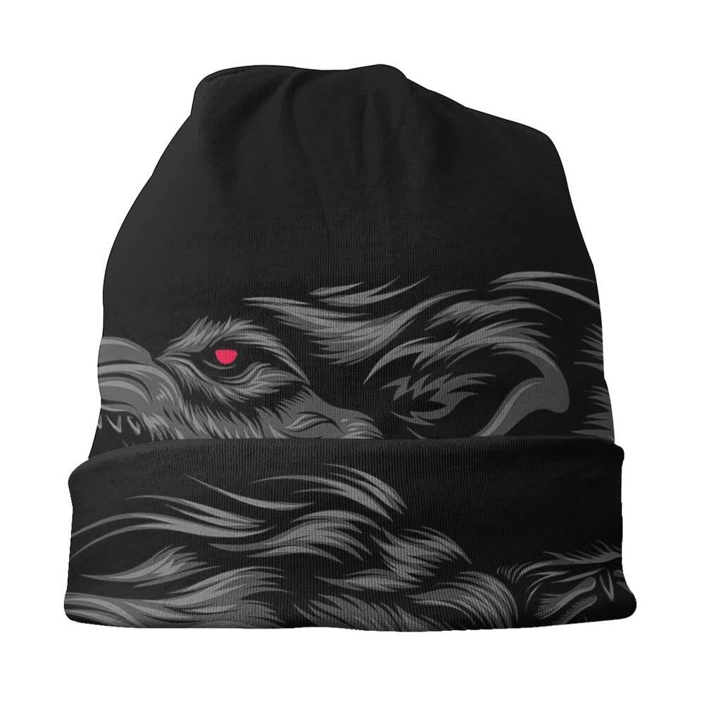 WorldNorse Viking Tattoo Fenrir Wolf Beanie