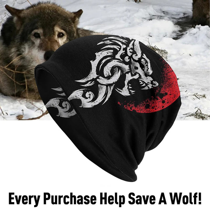 WorldNorse Nordic Wolf Street Beanie