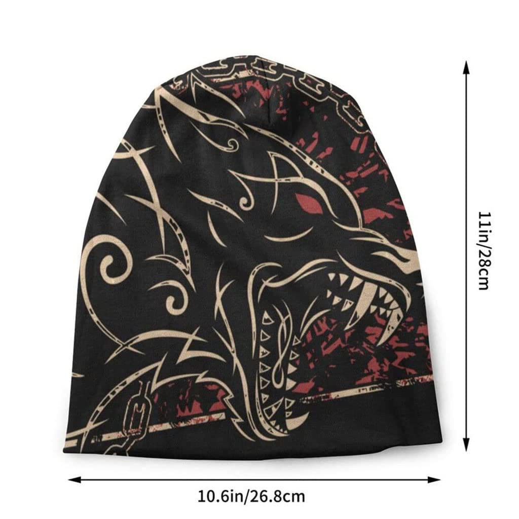 WorldNorse Wolf Tattoo Celtic Beanie