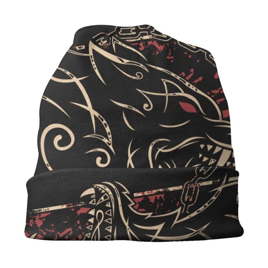 WorldNorse Wolf Tattoo Celtic Beanie