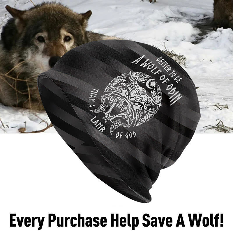 WorldNorse Better To Be A Wolf Of Odin Beanie