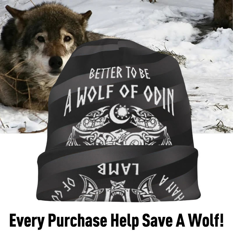 WorldNorse Better To Be A Wolf Of Odin Beanie