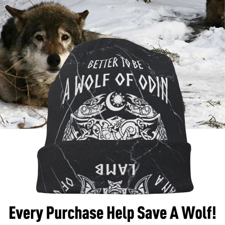 WorldNorse Better To Be A Wolf Of Odin Beanie