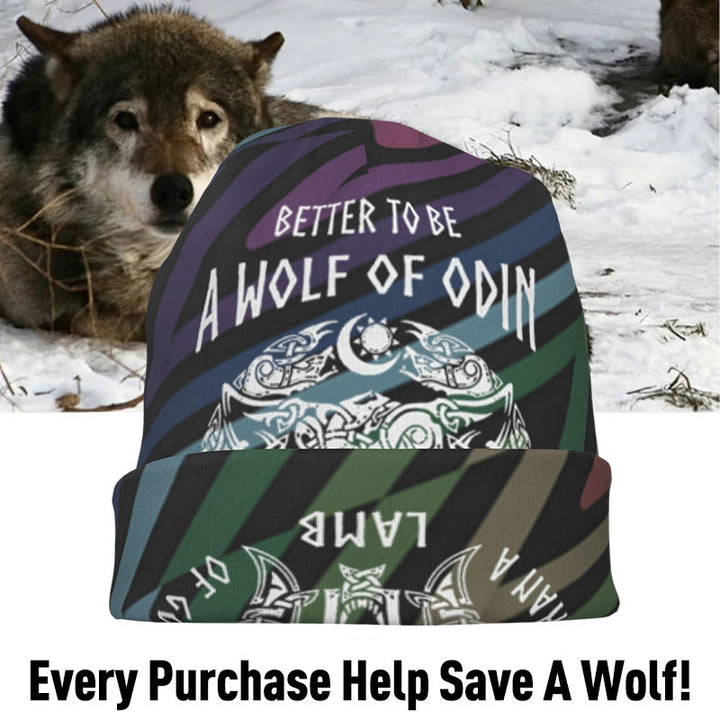 WorldNorse Odin Viking Norse Wolf Beanie - image 13