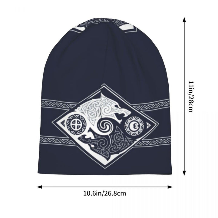 WorldNorse Double Wolves Norse Beanie - image 7