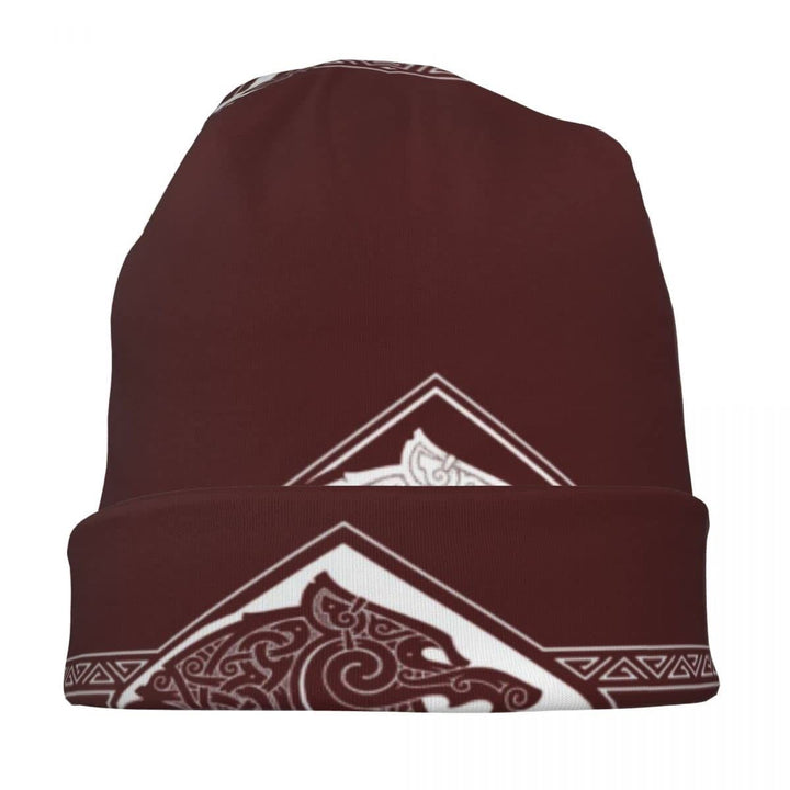 WorldNorse Double Wolves Norse Beanie