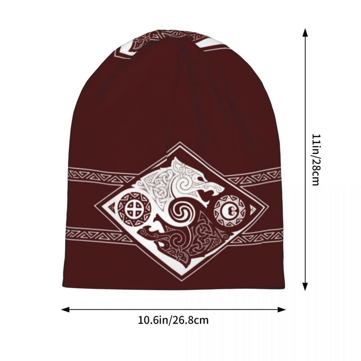 WorldNorse Double Wolves Norse Beanie