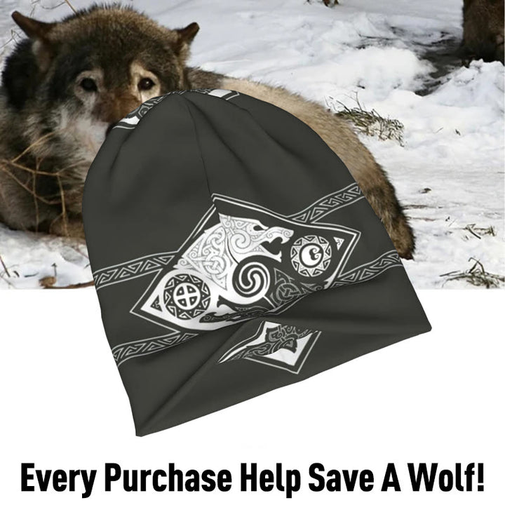 WorldNorse Double Wolves Norse Beanie - image 10