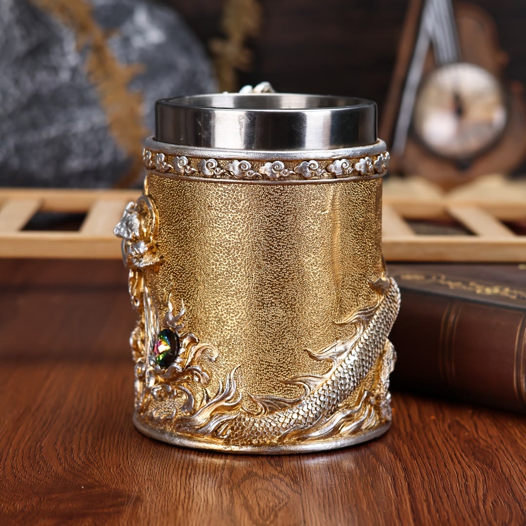 WorldNorse Flaming Dragon Mug