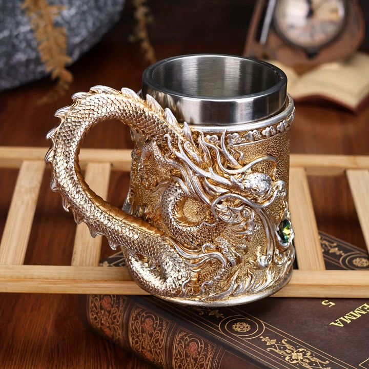 WorldNorse Flaming Dragon Mug