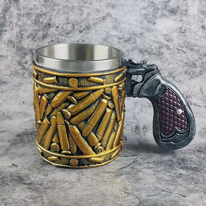 WorldNorse Revolver Bullet Mug