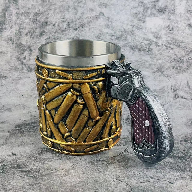 WorldNorse Revolver Bullet Mug