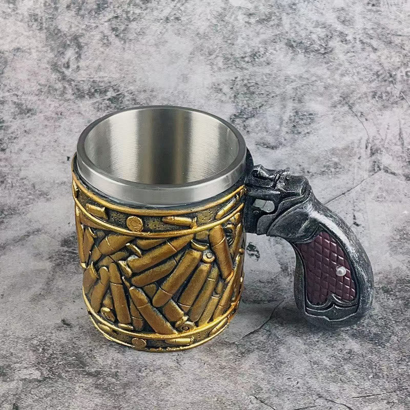 WorldNorse Revolver Bullet Mug