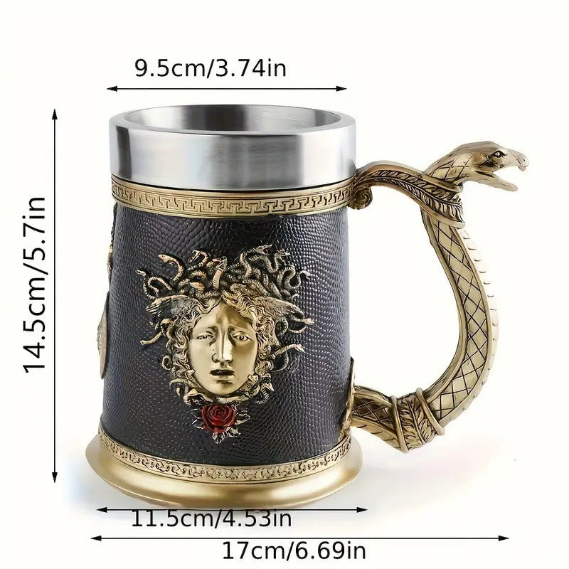 WorldNorse Medusa Serpent Mug