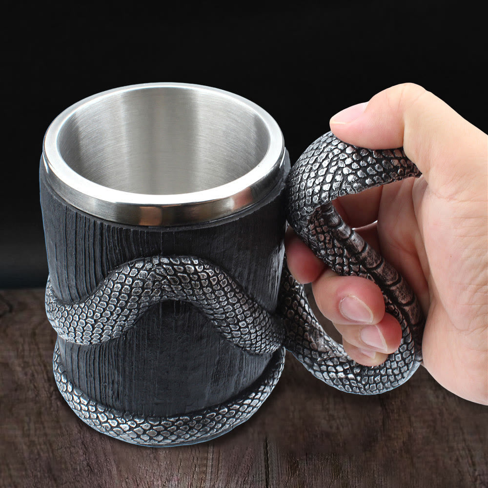 WorldNorse Coiled Serpent Mug