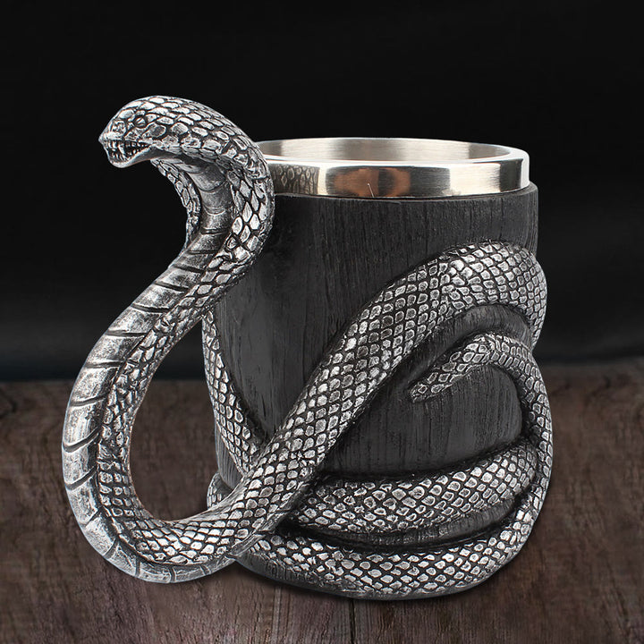 WorldNorse Coiled Serpent Mug