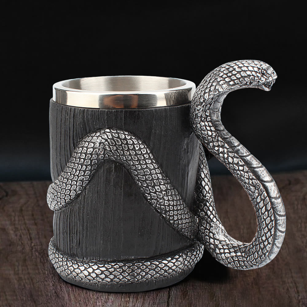 WorldNorse Coiled Serpent Mug