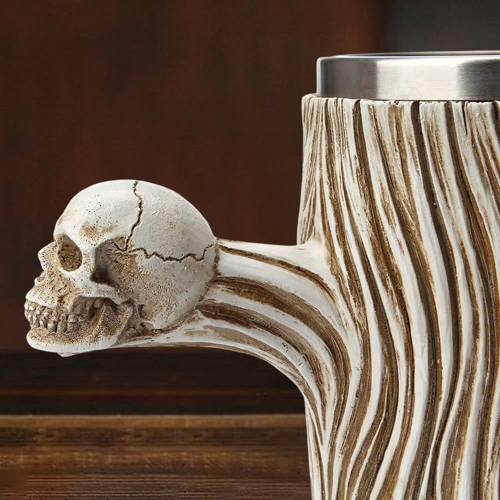 WorldNorse Tree Skull Handle Mug