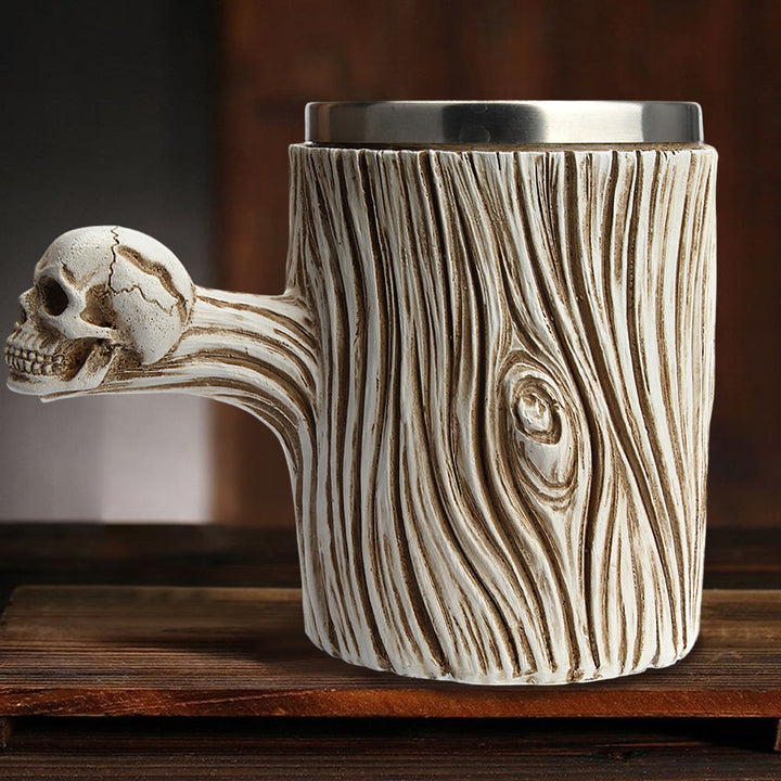 WorldNorse Tree Skull Handle Mug