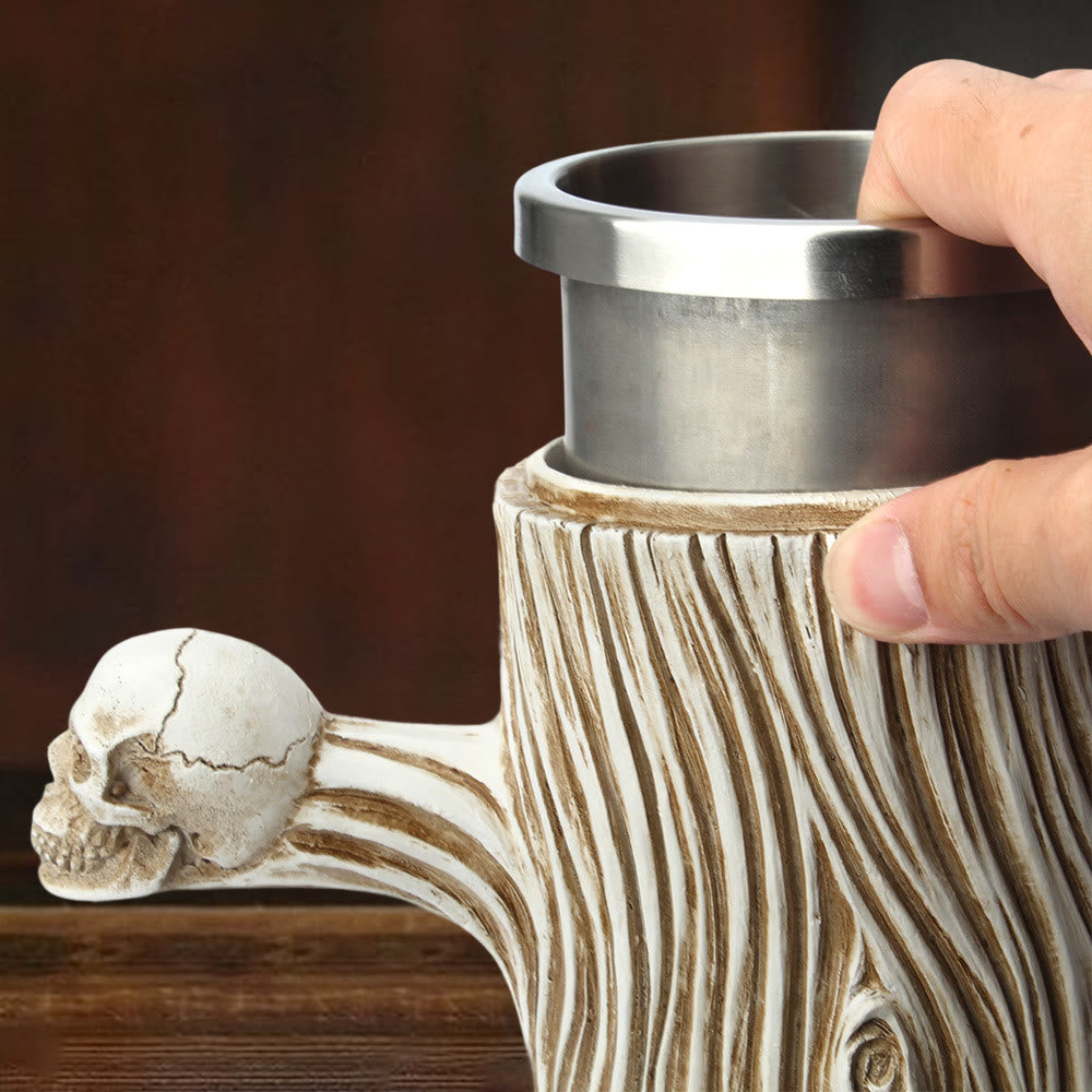 WorldNorse Tree Skull Handle Mug