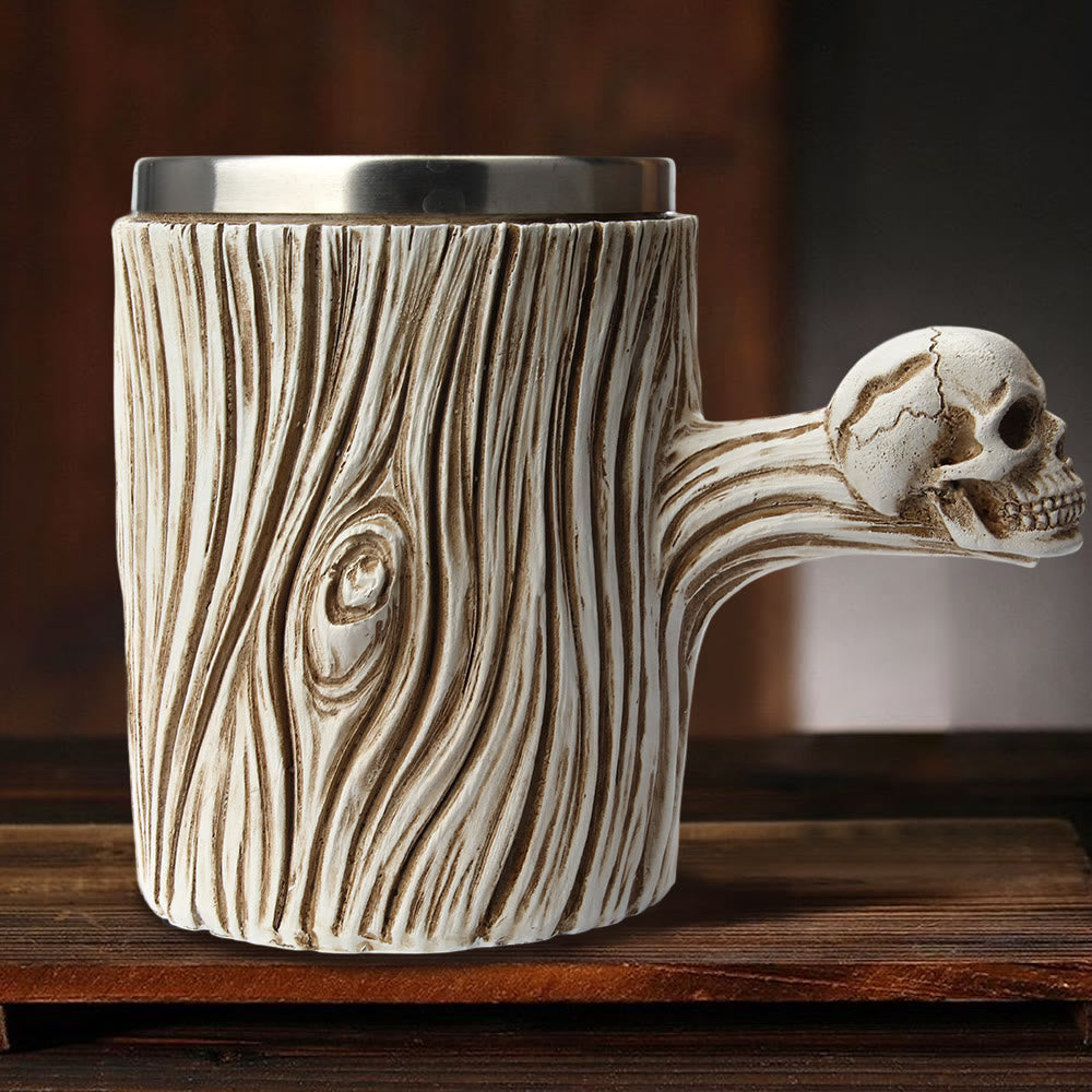 WorldNorse Tree Skull Handle Mug