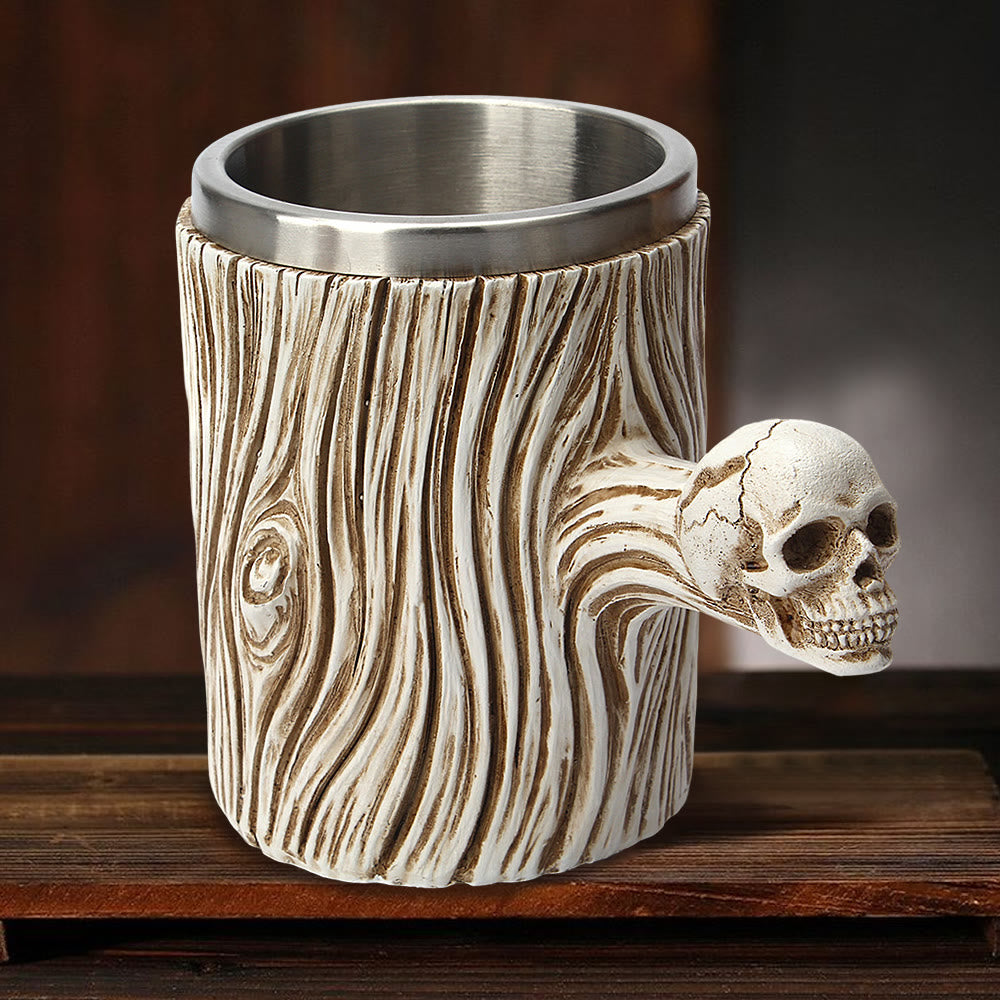 WorldNorse Tree Skull Handle Mug