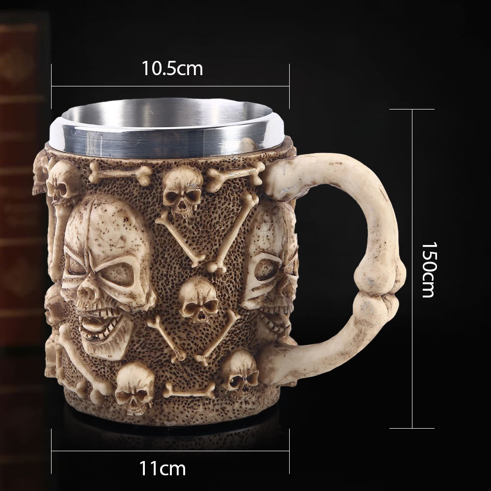 WorldNorse Skeleton Tankard Mug