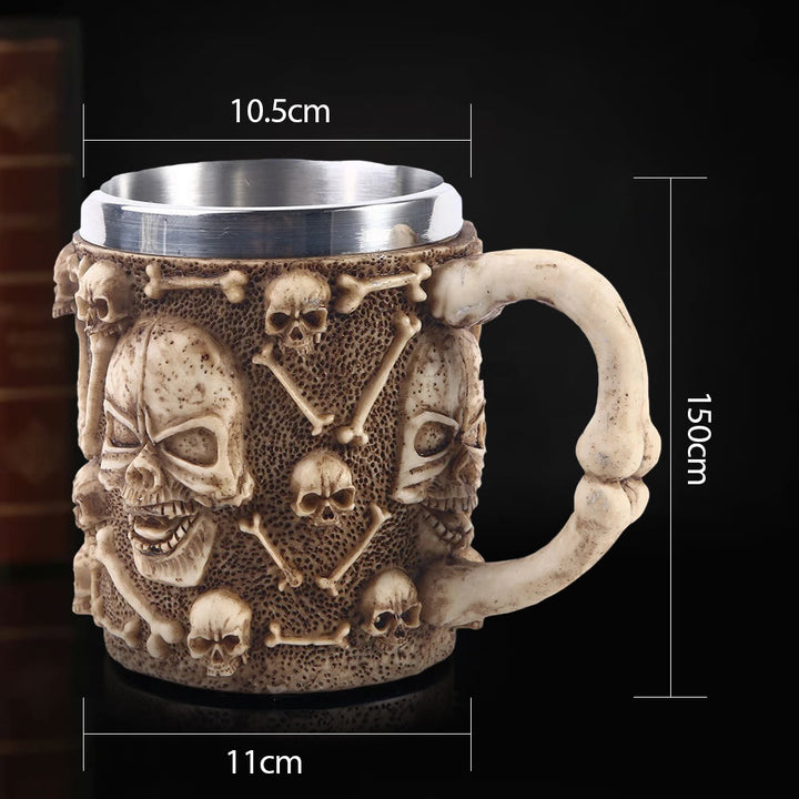 WorldNorse Skeleton Tankard Mug