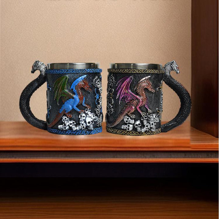 WorldNorse Dragon Skull Mug