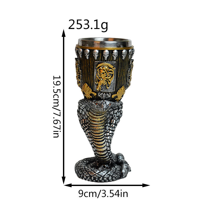 WorldNorse Skull Fantasy Goblet