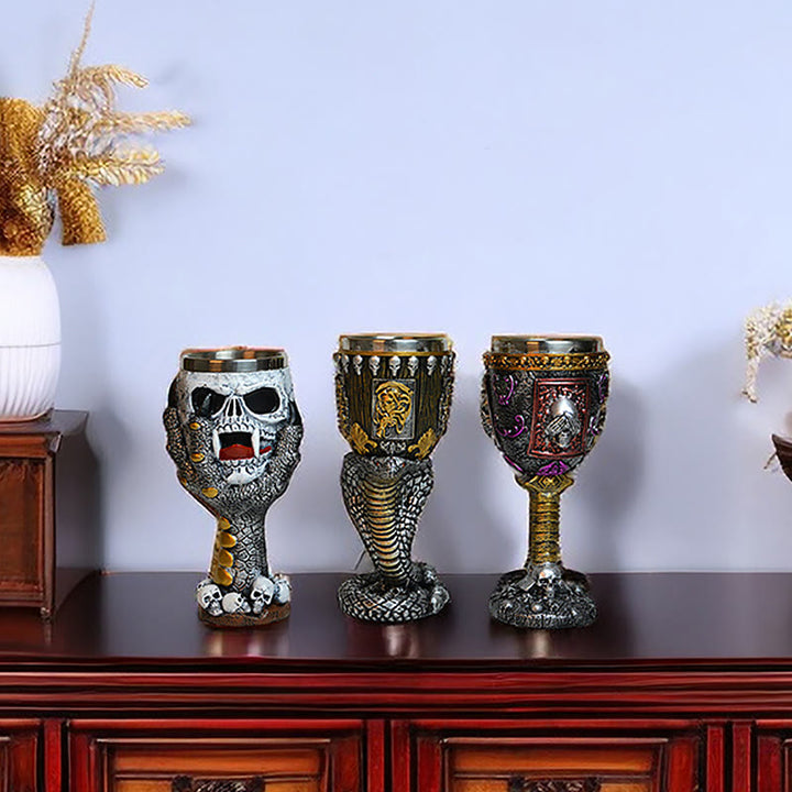 WorldNorse Skull Fantasy Goblet