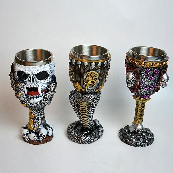 WorldNorse Skull Fantasy Goblet