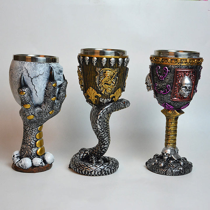 WorldNorse Skull Fantasy Goblet