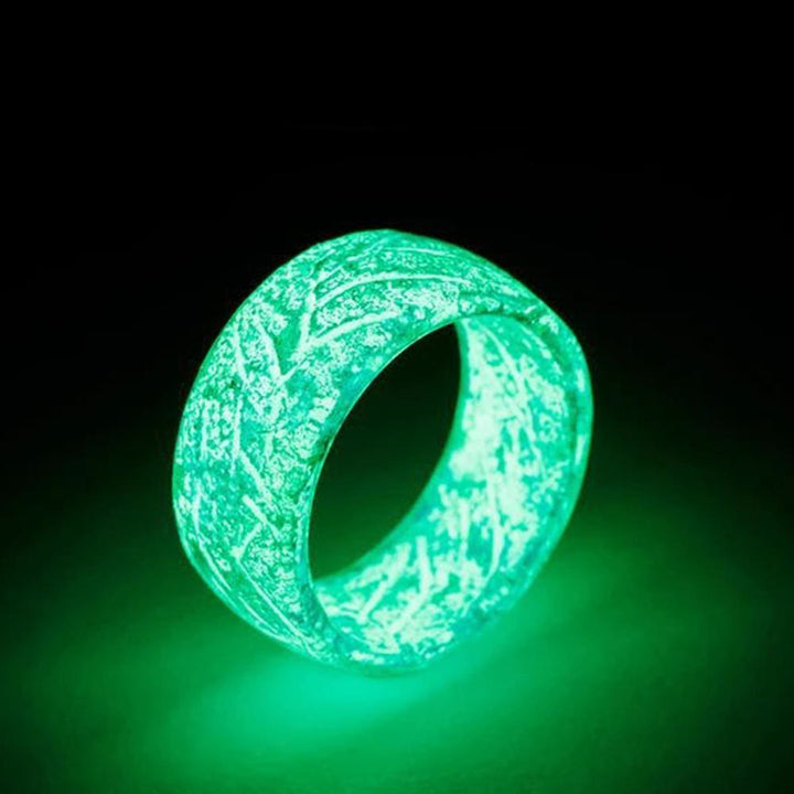 FREE Today: Night Crack Energy Glow Ring - Green - US 11 - image 7