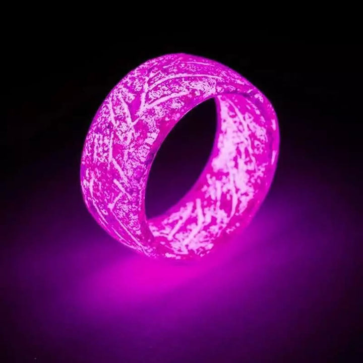 FREE Today: Night Crack Energy Glow Ring - Purple - US 11 - image 5