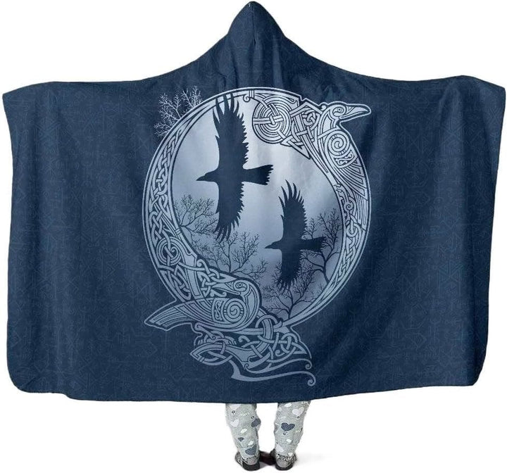 WorldNorse Celtic Knot Hooded Blanket