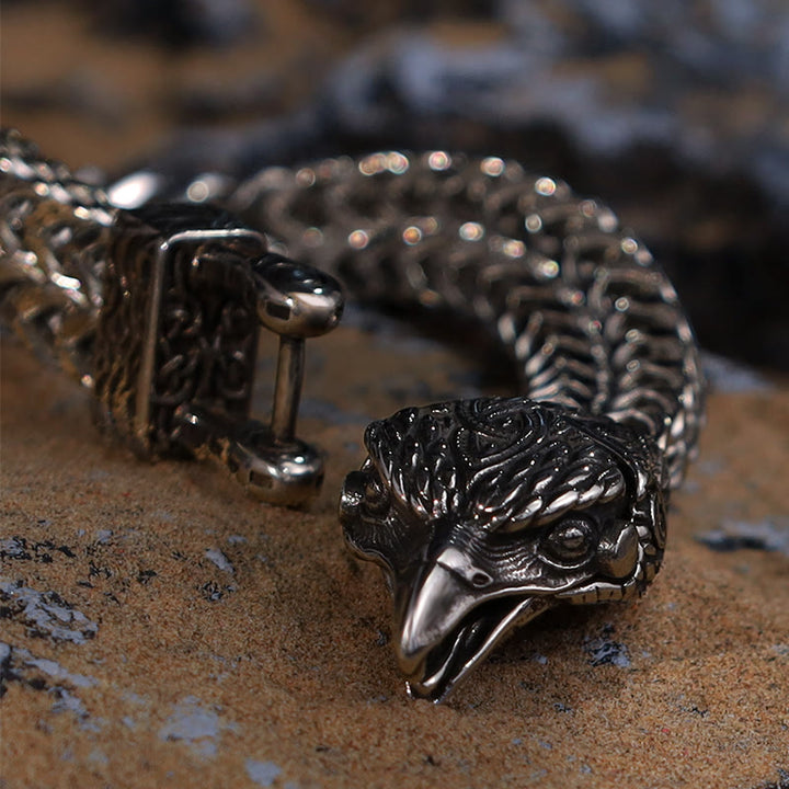 WorldNorse Fenrir - The Great Wolf - Stainless Steel Bracelet