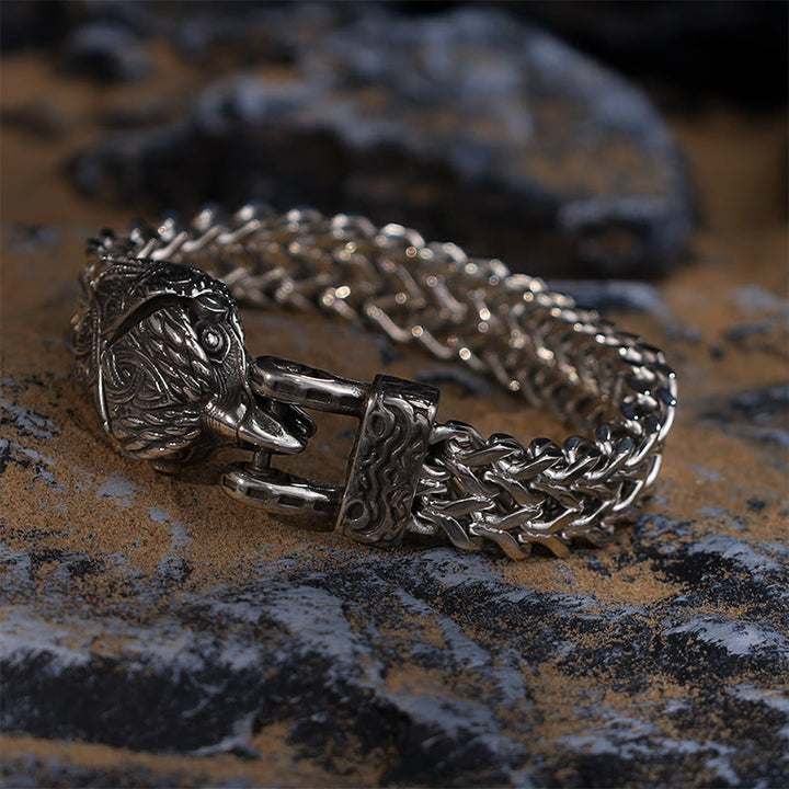 WorldNorse Fenrir - The Great Wolf - Stainless Steel Bracelet