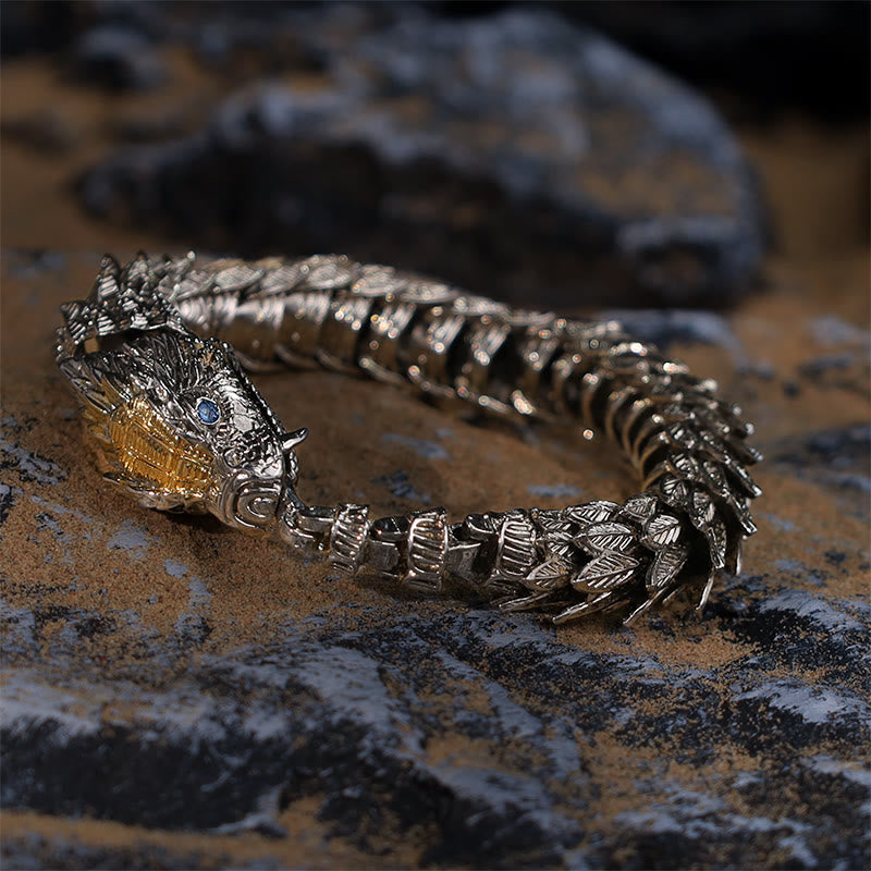WorldNorse JÖRMUNGANDR - The World Serpent Bracelet | Handcrafted Viking Jewelry - image 1