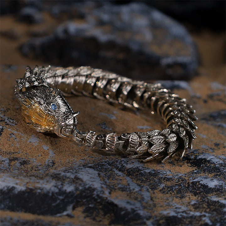 WorldNorse JÖRMUNGANDR - The World Serpent Bracelet | Handcrafted Viking Jewelry